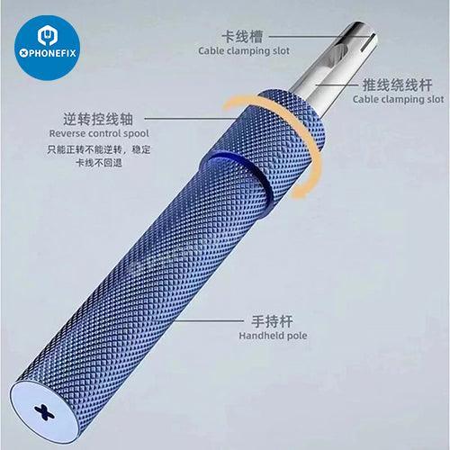 PhoneFix alloy steel wire controller set for phone LCD screen separation, screen repair tool with precision metal wires.