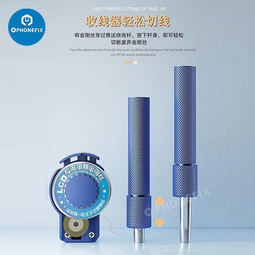 Alloy steel wire controller set for phone LCD screen separation, part of PHONEFIX screen repair tools kit.