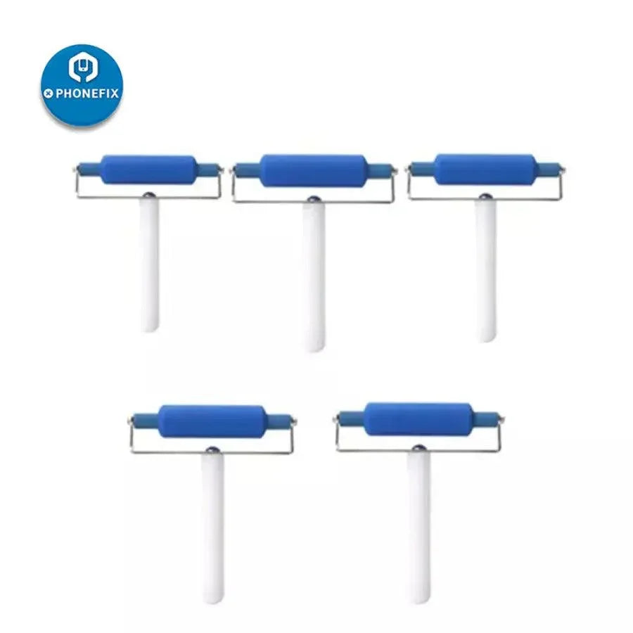 Silicone OCA film roller wheel for Samsung Edge LCD screen repair tool by PHONEFIX, used for precise adhesive application in screen repairs.
