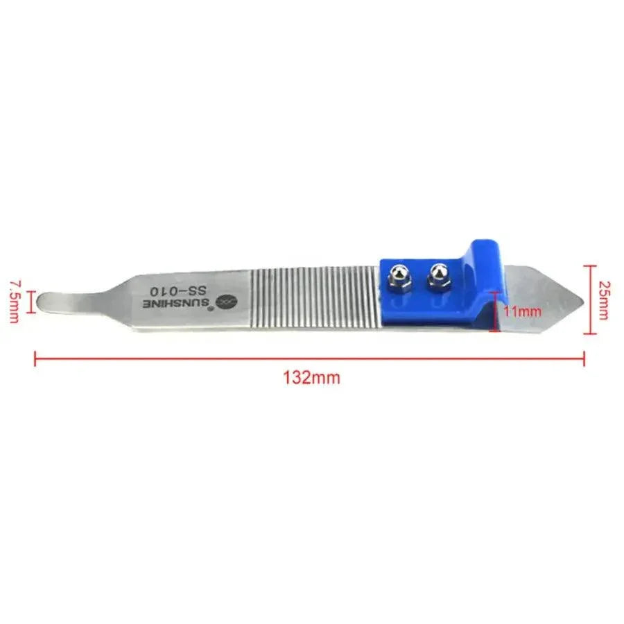 PhoneFix SunShine SS-010 phone middle frame bezel opening prying tool for screen repair, designed for careful smartphone disassembly.