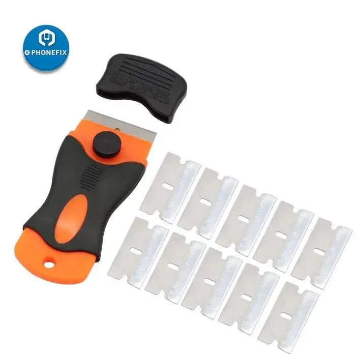 PhoneFix high-hardness shovel blade for LCD screen glue removal, ideal for phone screen repair tools.