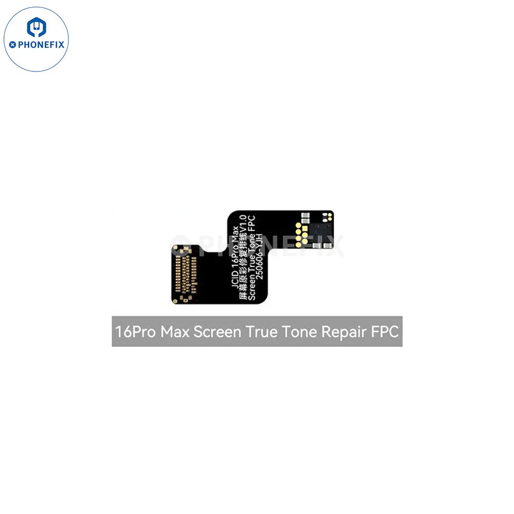 PHONEFIX JCID iPhone 12-16 Pro Max screen true tone repair FPC cable for screen replacement and repair.