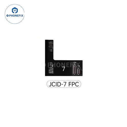 PHONEFIX JCID MV01 screen testing module for iPhone, Samsung, and Android phones used as a screen repair tool.