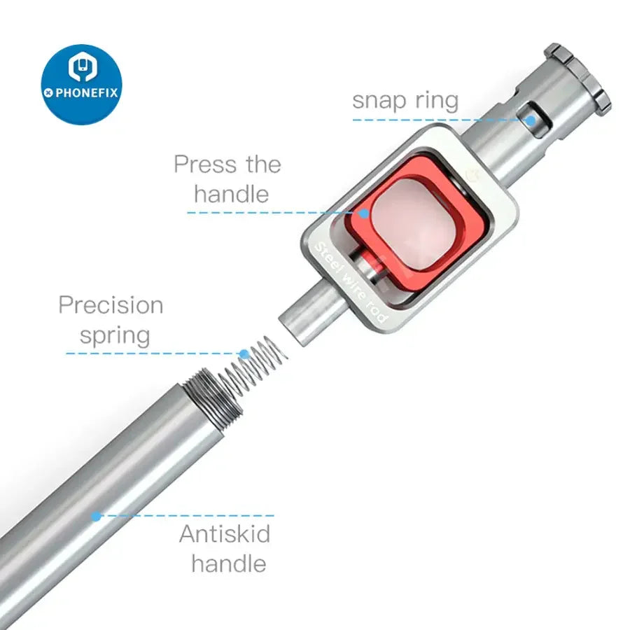 MaAnt steel cutting wire rod for LCD screen repair, multi-functional auxiliary tool by PHONEFIX for phone screen repair.