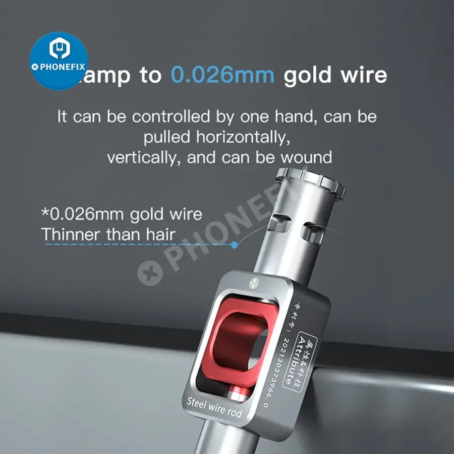 MaAnt Steel Cutting Wire Rod for LCD repair, multi-functional auxiliary tool by PHONEFIX, used for screen repair and component handling.