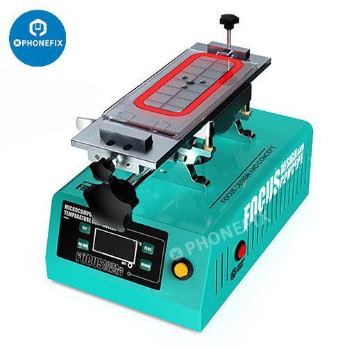 RF4 360° rotating vacuum phone LCD screen separator machine for screen repair, with precision tools from PHONEFIX.