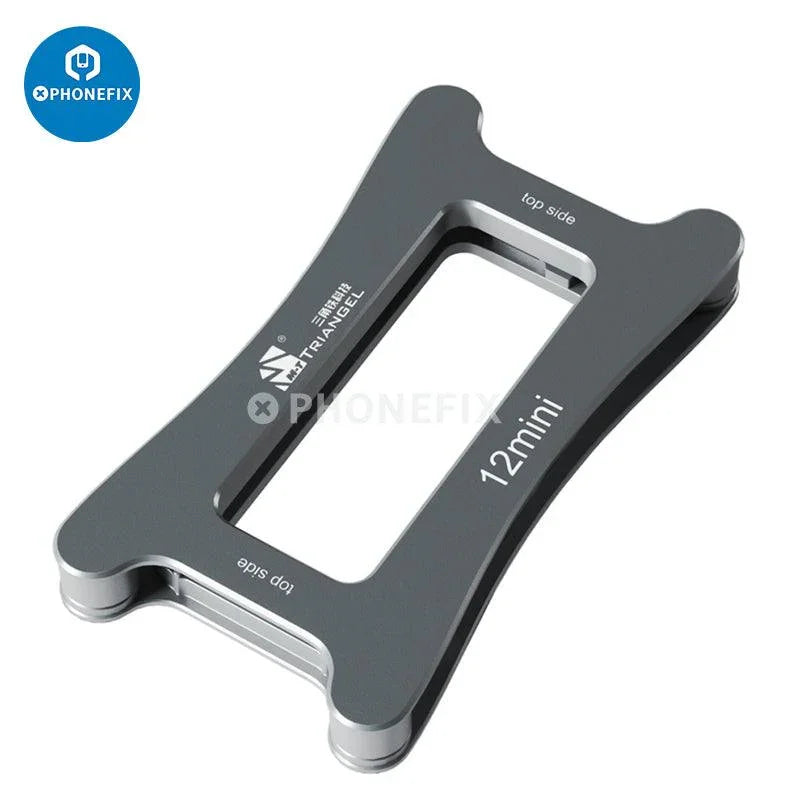 PhoneFix LCD frame pressure holding mold for iPhone X to 15 Pro Max screen repair tools, used to secure screens during repairs