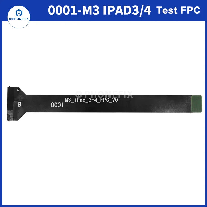 PHONEFIX M3 iPad laptop display tester testing iPad screen for 3D touch, picture, and video playback functionality.