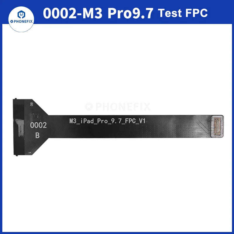 PHONEFIX M3 iPad 9.7-inch screen repair tool for testing display, 3D Touch, picture quality, and video playback on iPad.
