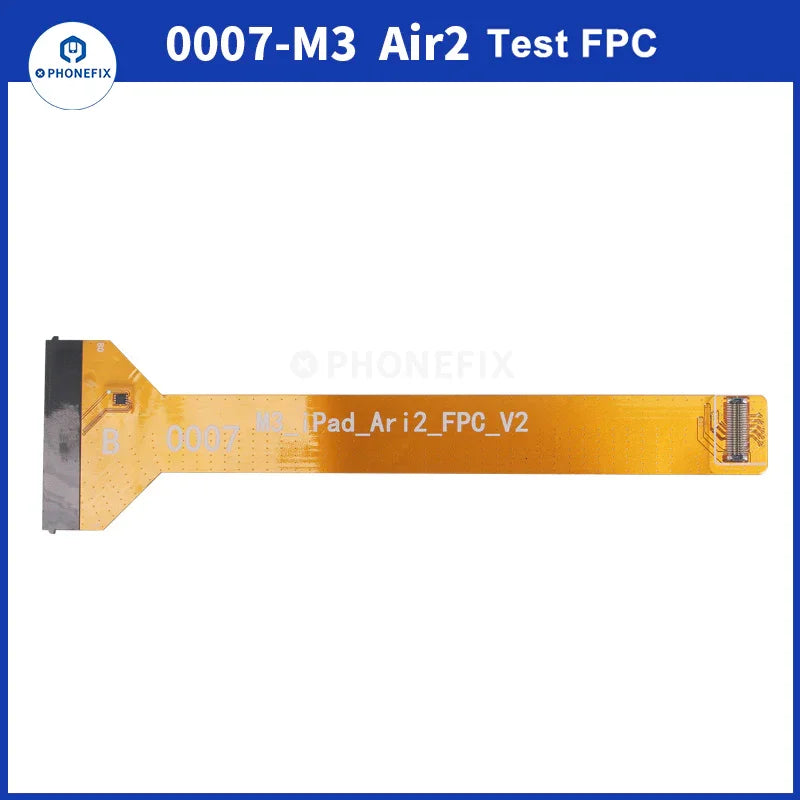 PHONEFIX M3 iPad Laptop Display Tester testing iPad Air 2 screen, 3D Touch, picture, and video playback for screen repair.