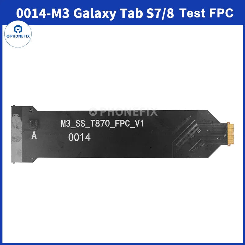 PHONEFIX M3 iPad and Galaxy Tab S7 display tester for screen, 3D Touch, picture, and video playback testing.