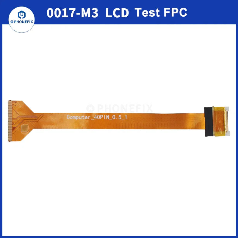PHONEFIX M3 iPad laptop display tester testing screen touch, picture, and video playback for repair diagnostics.