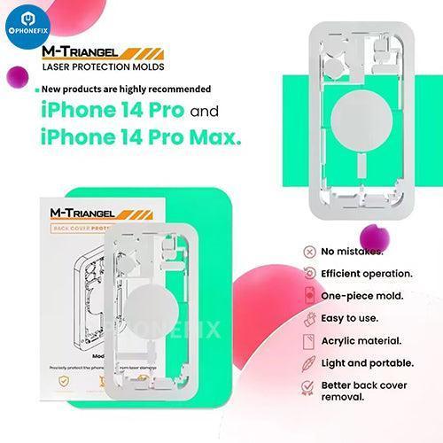PhoneFix back cover protection physical drawing mould for laser separation machine, screen tools for precise phone repairs.