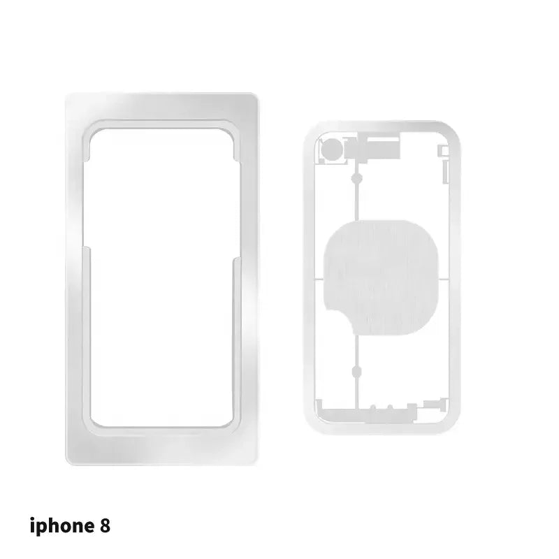 PhoneFix back cover protection physical drawing mould for laser separation machine, used in screen repair tools.