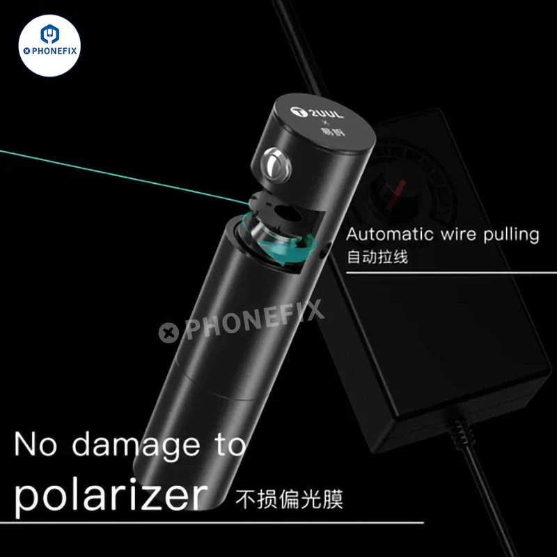 PHONEFIX 2UUL Electric Wire Wrapping Bar for mobile phone LCD screen glass removal, a precision screen repair tool.