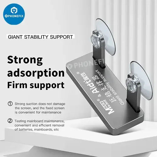 PhoneFix giant stability support screen tools set for phone screen, battery, and motherboard repair removal.