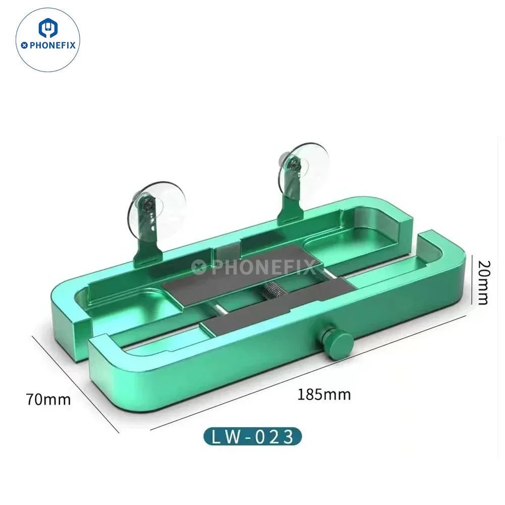 Set of four PHONEFIX screen tools for stability support, screen, battery, and motherboard repair and removal.