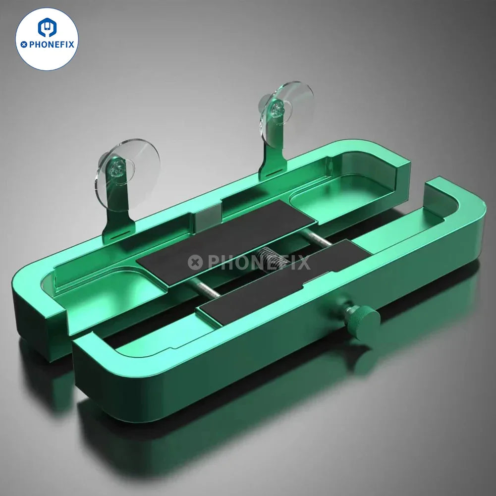 Set of four PHONEFIX screen tools for stability support, battery, motherboard repair, and removal in electronic device maintenance.