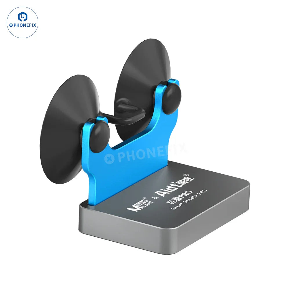 Set of four PhoneFix giant stability support screen tools for battery and motherboard repair and removal.