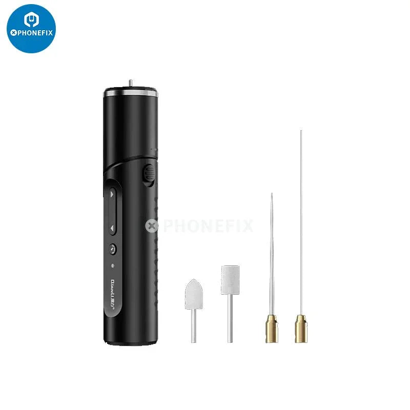 PhoneFix electric glue remover pen for screen cleaning, designed to remove OCA adhesive from electronic device screens.