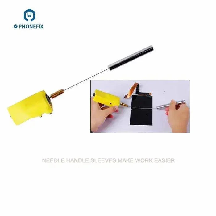 PhoneFix electric LCD OCA glue remover machine used for phone screen repair, featuring a compact screen tool design.