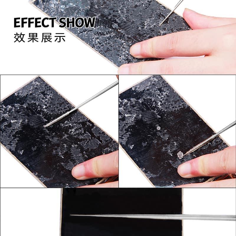 Electric LCD OCA glue remover machine for phone screen repair by PHONEFIX, with screen tools for removing glue from phone screens.