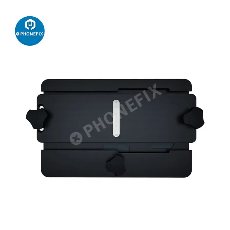PHONEFIX AIXUN AX-FT08 multi-function fixture for phone back cover glass repair, used for precise alignment during repair processes.