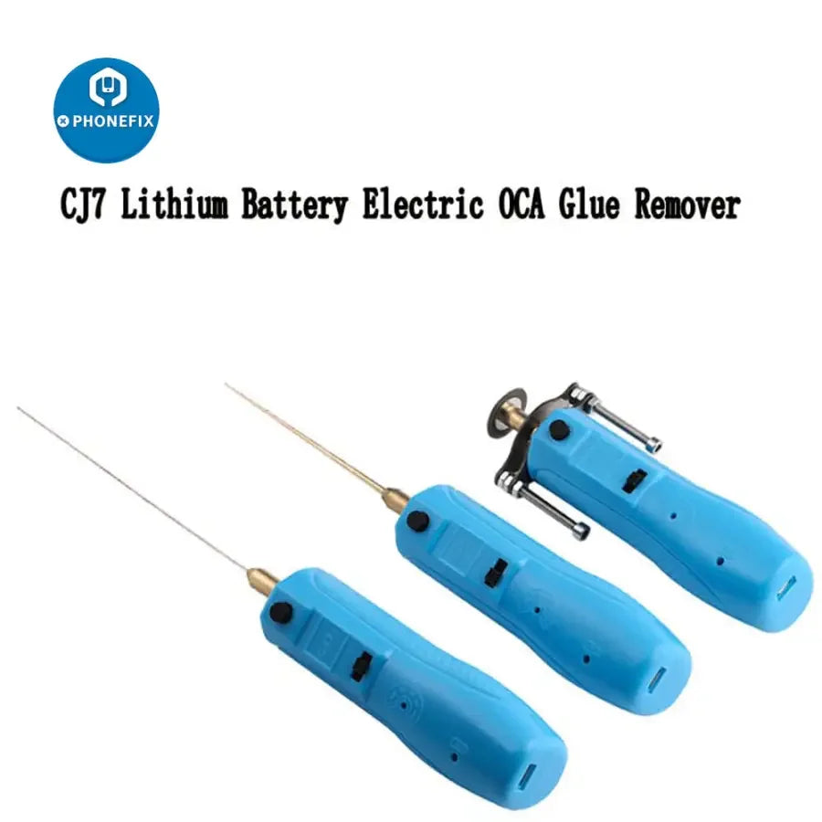CJ7+ Electric Cleaning Twister Glue Remover and LCD OCA Glue Grinder for phone screen repair by PHONEFIX.