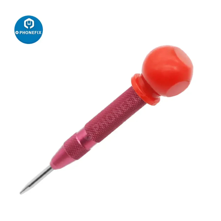 PhoneFix glass-breaking pen for iPhone back cover and camera lens, a screen tool for safely cracking glass.
