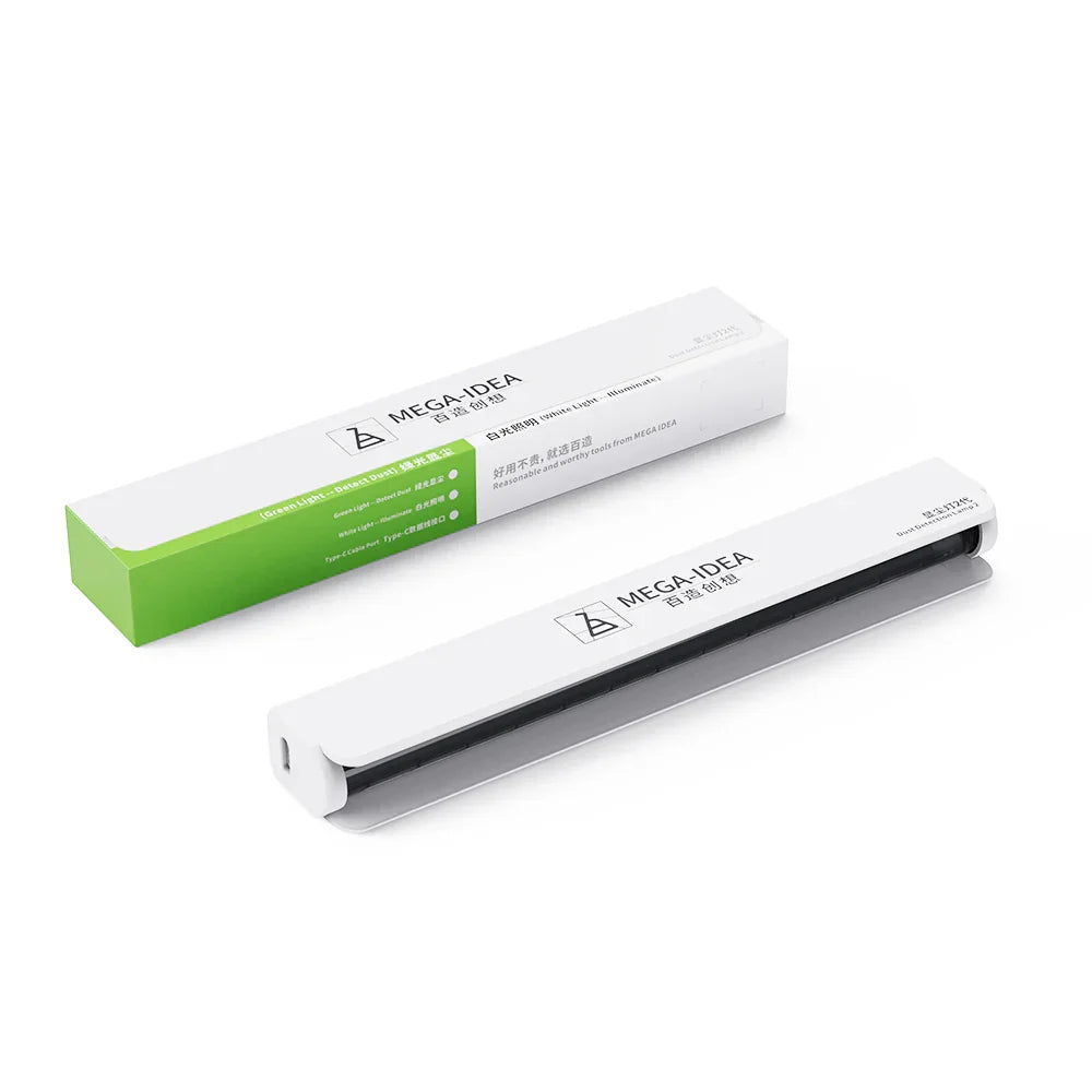 PhoneFix Mega-Idea ISee Dust Detection Lamp for phone screen cleaning, showing the compact screen tool with dust detection features.