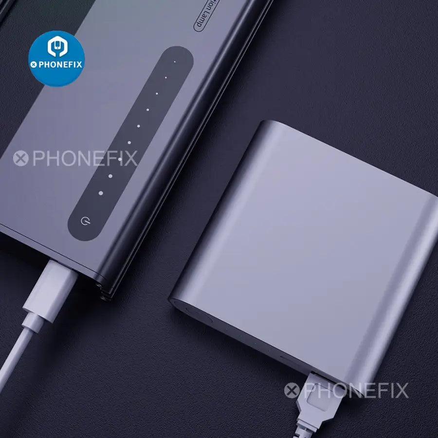 Qianli iSee2 LCD screen dust, fingerprint, and scratch detection lamp, phone repair tool with adjustable brightness and inspection capabilities.