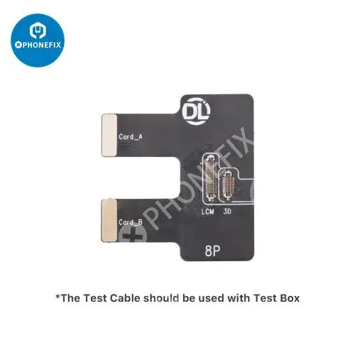 PhoneFix DL400 Pro iTestBox display touch screen tester for iPhone 6 to 16 Plus, showing the device and testing interface.