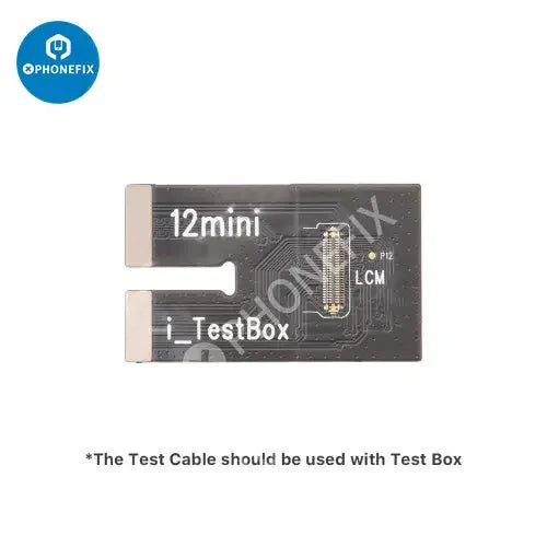 PHONEFIX DL400 Pro iTestBox display touch screen tester for iPhone 6 to 16 Plus, showing the device and testing tools.