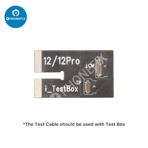 PHONEFIX DL400 Pro iTestBox touchscreen tester for iPhone 6 to 16 Plus, used for testing display screens and touch functionality.