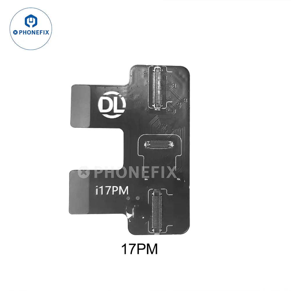 PHONEFIX DL400 Pro iTestBox touchscreen tester for iPhone 6 to 16 Plus, displaying the device's touch screen interface.