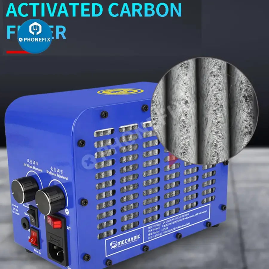 PhoneFix MECHANIC DR2 Dust Removal Machine purification station for screen cleaning and dust removal in electronic repair.