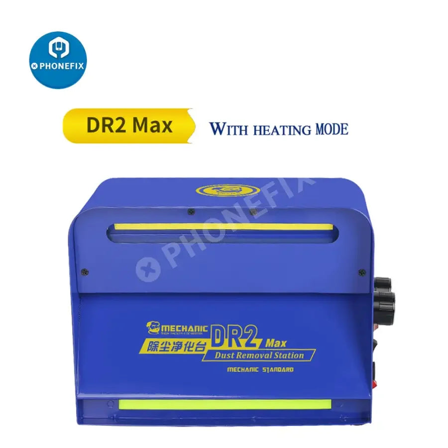 PhoneFix MECHANIC DR2 Dust Removal Machine purification station for screen tools, used for cleaning and dust removal in electronics repair.