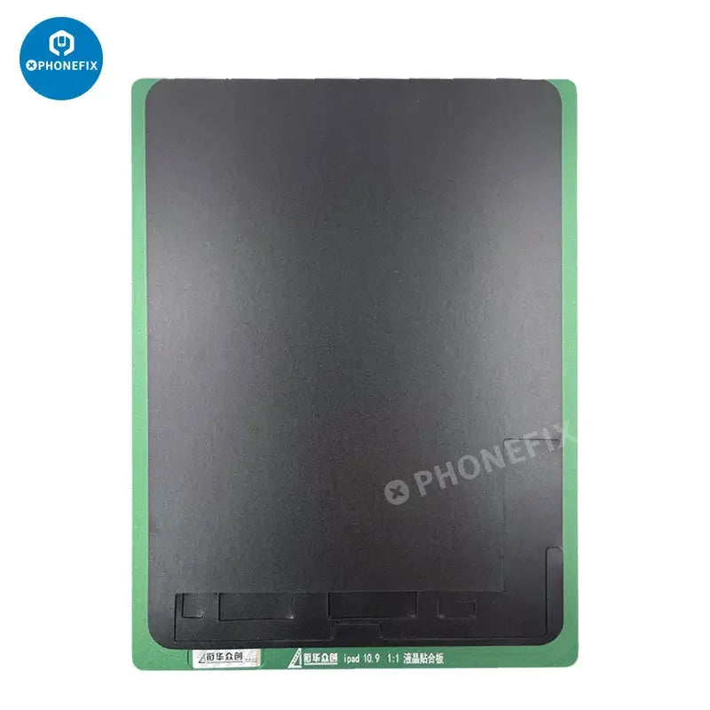 LCD screen alignment mold laminating rubber mat for iPad Air series, designed for precise screen assembly and alignment.