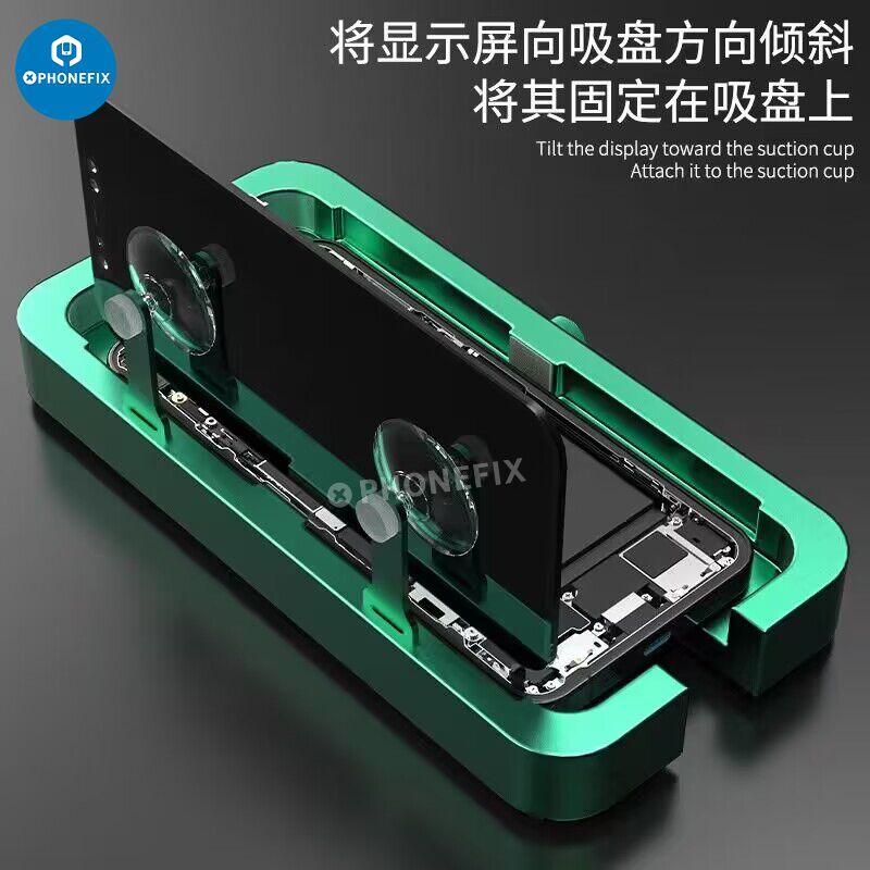 PHONEFIX cell phone repair stand holder for iPad and iPhone LCD screens, a versatile screen tool for device repair.