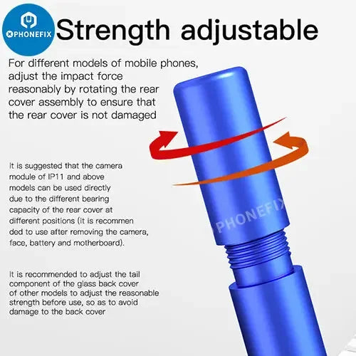 PHONEFIX MaAnt B1 Back Glass Blaster Demolishing Pen for iPhone and Huawei screen repair, electric repair tool for back glass removal.