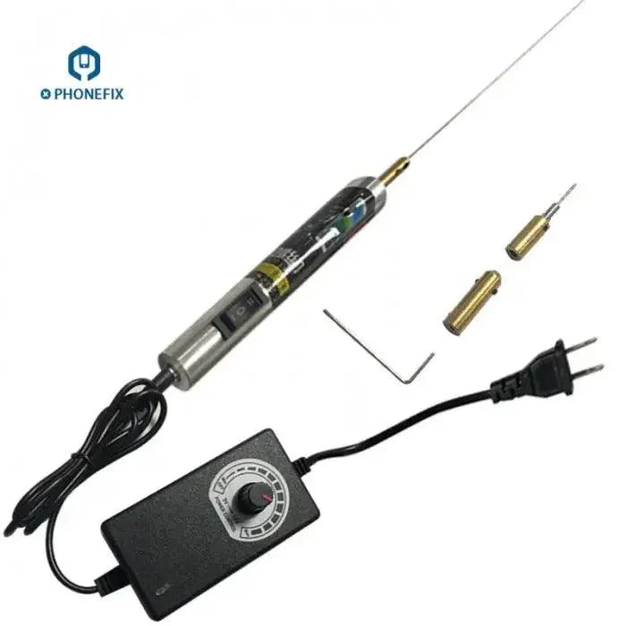 Hand-held electric OCA glue removal tool for phone LCD screen repair by PHONEFIX, designed for precise screen repair tasks.