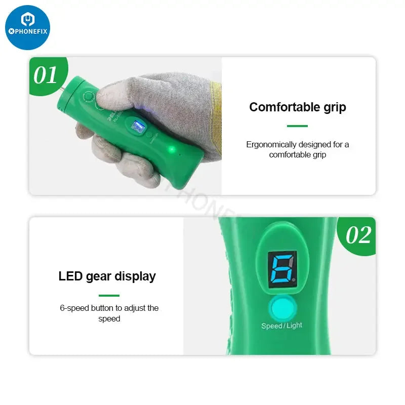 PhoneFix RL-056E Intelligent Glue Remover machine for removing OCA glue from screens, part of PhoneFix screen tools collection.