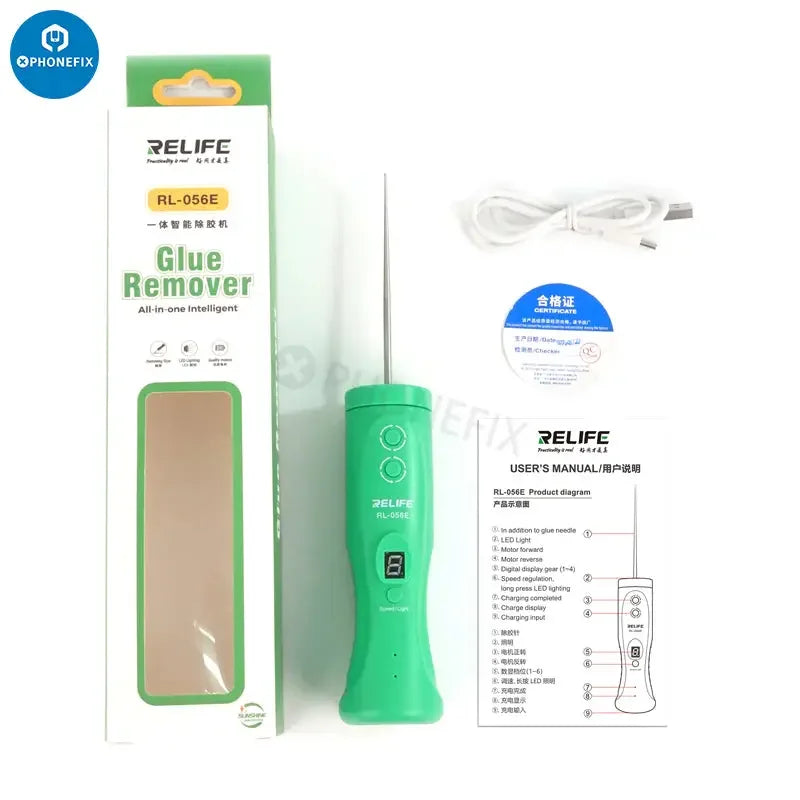 PhoneFix RL-056E Intelligent Glue Remover machine for removing OCA glue from screens, a versatile phone screen repair tool.