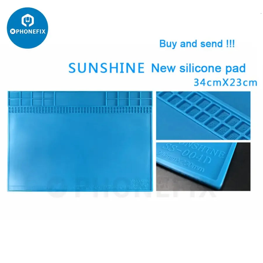 PhoneFix Sunshine SS-917C dust-free working table cleaning screen tool with anti-dust workbench for electronics cleaning.