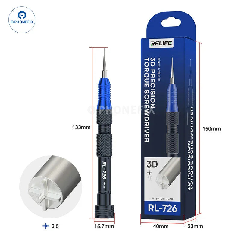 RELIFE RL-726 3D Torque Screwdriver With Strong Magnetic Bits