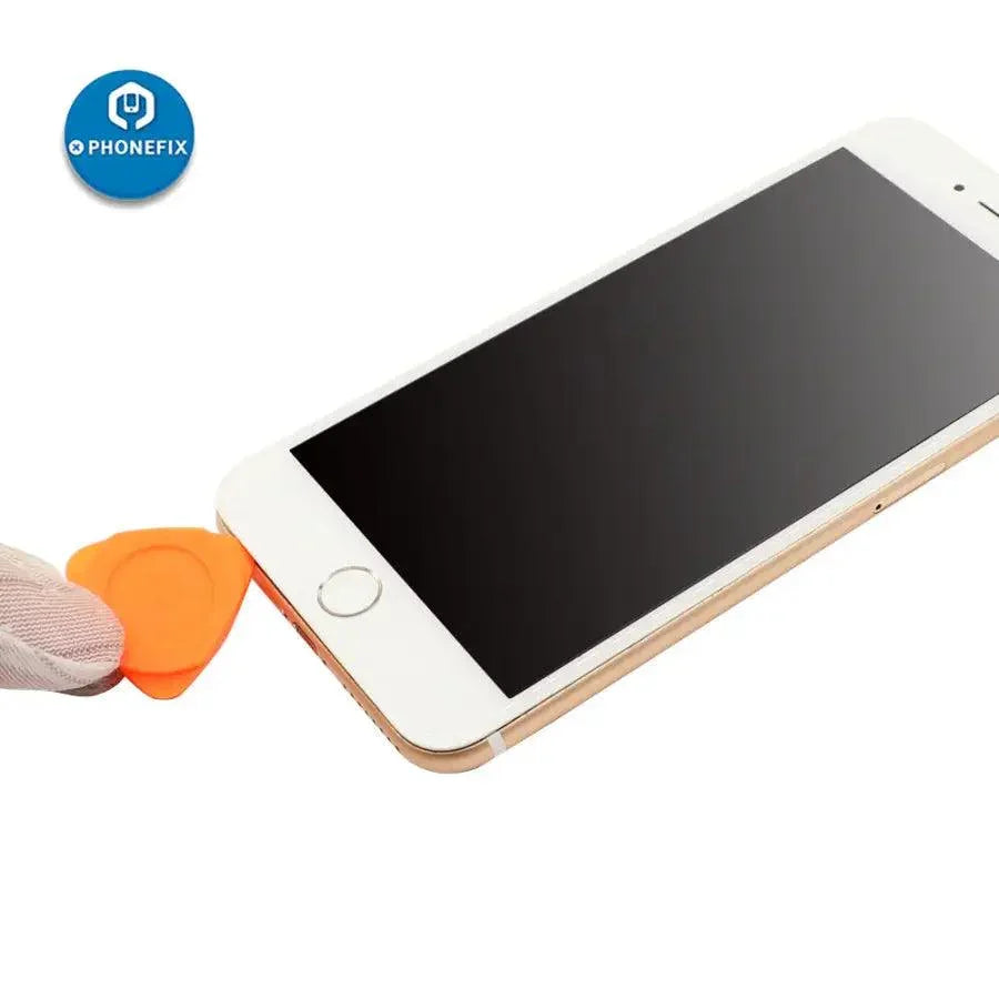 PhoneFix precision screwdriver and battery replacement tool kit for DIY phone repair, featuring various screwdrivers and tools.
