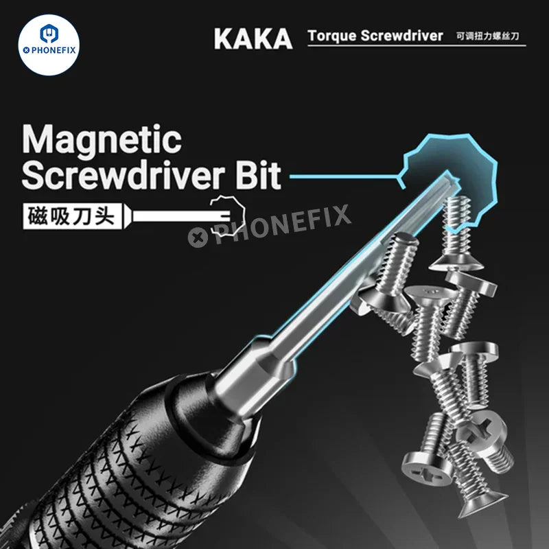 PHONEFIX 2UUL KAKA torque screwdriver for phone repair, basic screwdriver tool with ergonomic handle and precision tip.