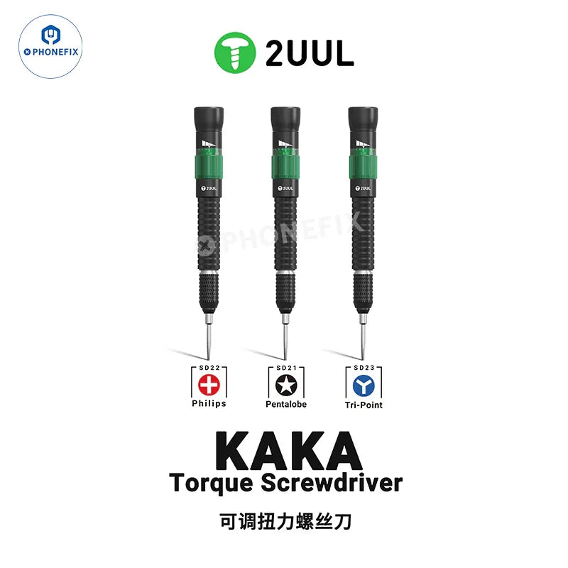 PHONEFIX 2UUL KAKA torque screwdriver, basic phone repair tool with ergonomic handle for precise screwdriving tasks.