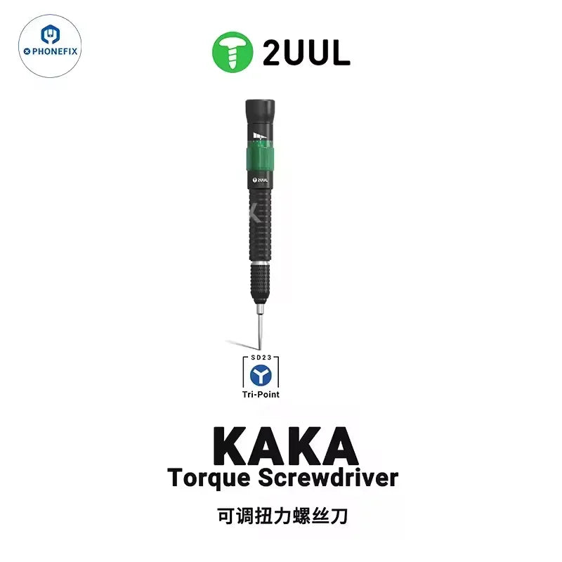 PHONEFIX 2UUL KAKA Torque Screwdriver for phone repair, featuring precision tips and ergonomic handle for easy use.