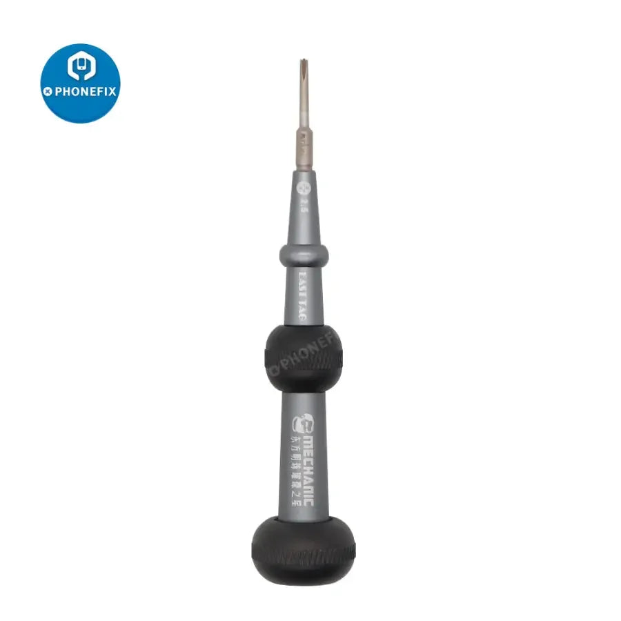 PHONEFIX Mechanic Easttag 2D Alloy Magnetic Screwdriver for iPhone repair toolkit, featuring a compact design and magnetic tip.